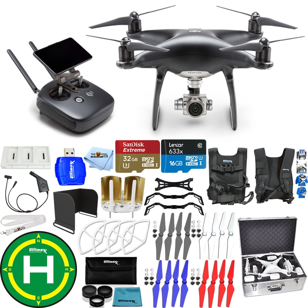 Phantom 4 Pro+ Black Obsidian Edition Drone! Pro W/ Backpack + More Walmart.com