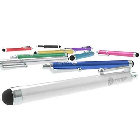 Touch Tablet Pen Zeimax 10 Pcs Stylus Set Aqua Blue/Black/Red/Pink/Purple/ White/Yellow/Blue/Silver/Green /stylus Touch Screen Cellphone Tablet Pen for iPhone 4G 3G 3GS iPod Touch iPad 2 3 SONY PLAYSTATION PSP PS VITA ()