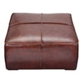 thumbnail image 3 of KAPA OTTOMAN DARK BROWN LEATHER, 3 of 4