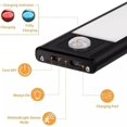 thumbnail image 6 of Bylenka Motion Lights Strip, Punch-Free Smart Sensor Magnetic Rechargeable LED Lights, Under Cabinet Motion Sensor Lighting, 3 Adjustable Color Temperature Settings (White, 50cm), 6 of 7