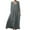 Gray, variant on MIUOWANP Vacation Dresses for Women 2024 Womens Spring And Summer V-Neck Solid Cotton And Linen Casual Pocket Long Sleeved Dress On Sale,Size L Green