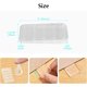 thumbnail image 5 of Paquete de 8 cuñas de mesa de plástico transparente, cuñas de nivel para mejorar el hogar, tiene una capacidad de peso extrema, resistente a la intemperie, perfecto para fijar muebles tambaleantes (t JAMW Sencillez, 5 of 5