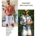 thumbnail image 3 of COOFANDY Men's Swim Trunk Quick Dry Swimwear Mesh Lining Bathing Suit Swimsuit Board Beach Sport Short, 3 of 9