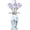 Purple, variant on ABCISI 5.7" Crystal Rose Figurine with Vase, Glass Flowers Bouquet Collectible for Home Decor, Hand-Polished Everlasting Rose Centerpiece, Romantic Gifts for Wife Mom Women (Pink)
