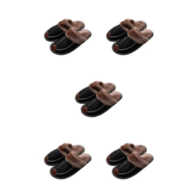 Jumpingount Zapatillas de casa Suministros de invierno Calzado cálido Accesorios para el hogar Calentador de estilo coreano Suavidad femenina Type2 NO2