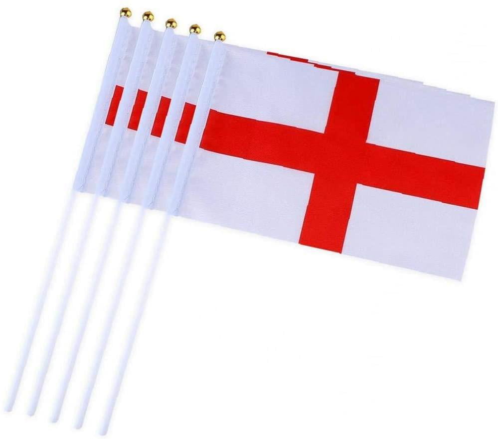 12 Foot FABRIC ST GEORGE FLAG BUNTING Euro Team English England Football Rugby 