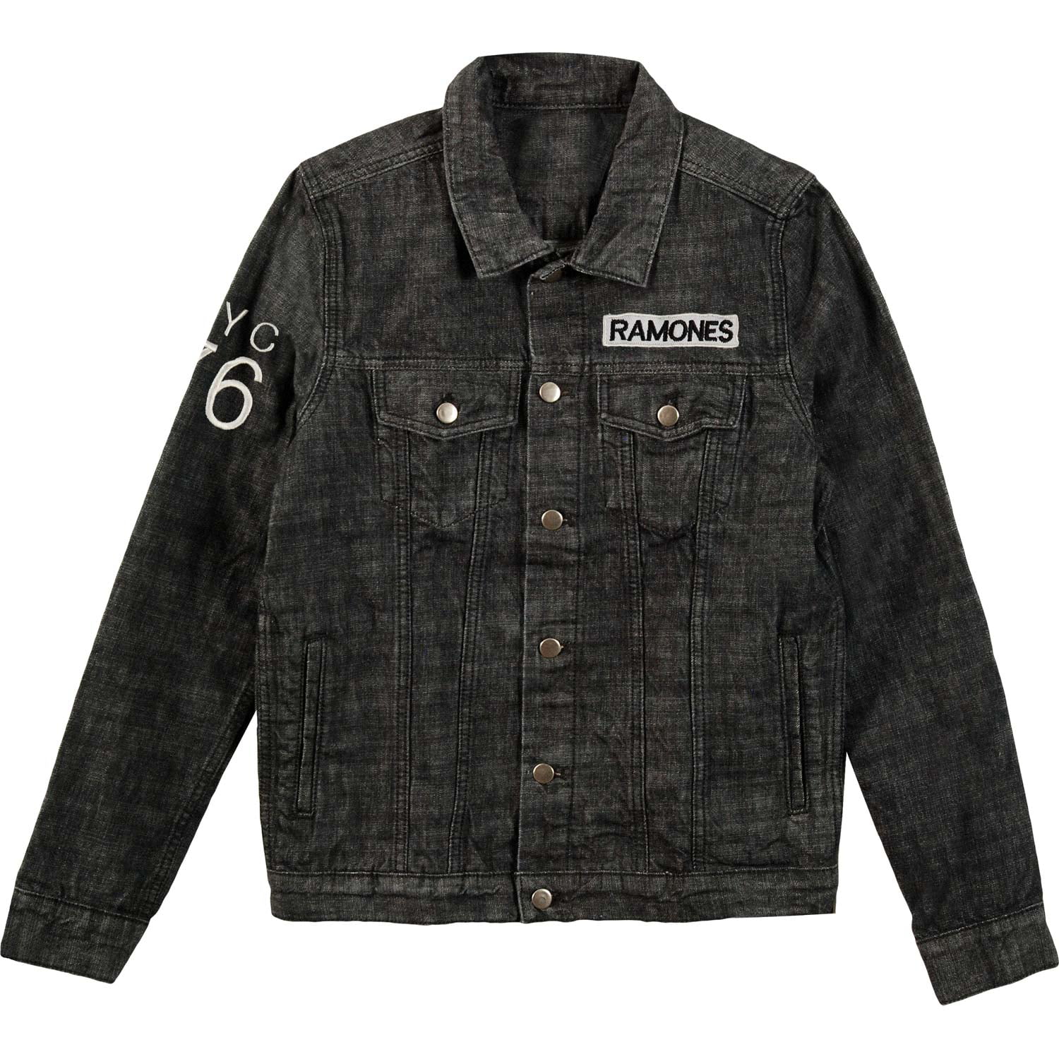 Ramones Ramones Men's Seal Denim Jacket Denim Jacket Denim Walmart