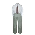 thumbnail image 2 of 3PC Shirt Gray Pants Nectie Set Baby Boy Toddler Kid Formal Suit Sm-7, 2 of 4