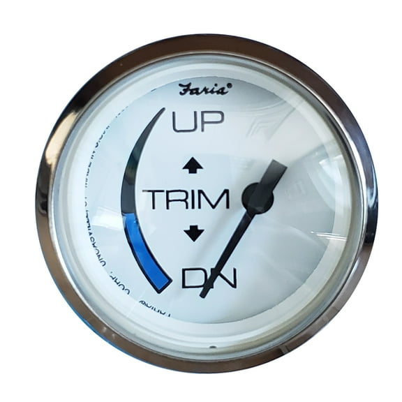 Faria 13889 Chesapeake Trim Gauge (Honda) - White SS, 2"