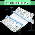 thumbnail image 4 of 50 Pcs Transparent Stretch Adhesive Bandage Large 4x6 Inch Waterproof Film Dressing Supplies, 4 of 6