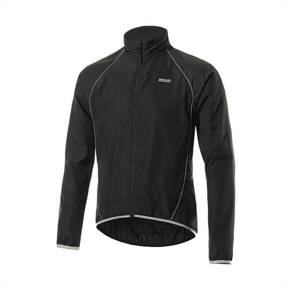 Men's Performance Full Zipper Long Sleeve Cycling for Road and Bike Riding Comfort