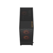 Fractal Design Pop Air RGB Black Orange Core TG ATX High-Airflow Clear Tempered Glass Window Mid Tower Computer Case