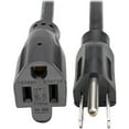 thumbnail image 2 of Tripp Lite 10ft Power Cord Extension Cable 5-15P to 5-15R 13A 16AWG 10' (P024-010-13A), 2 of 7