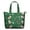 Green Christmas Pattern, variant on Green Christmas Snowman Pattern Travel Tote Bags for Women Carry On,Large Weekender Bags for Women Travel,Multi Functional Duffle Bag for Work,Shopping,Sports