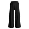 thumbnail image 3 of Luvrsol Sweat Pants for Womens Wide Leg Lounge Pants Deep Side Pockets Breathable Workout Bottoms S-2XL, 3 of 8