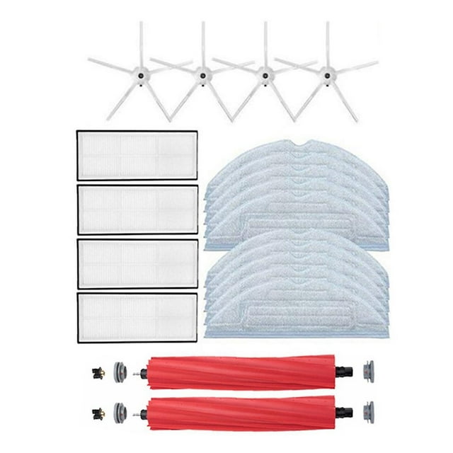 Para Xiaomi Roborock S7 T7s Plus cepillo lateral principal trapeadores filtro de telas