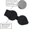thumbnail image 5 of Sunglasses Holder for Car Sun Visor Adsorption Sunglasses Holder Clip for Storing Glasses Card Mask, for Car Visor Accessories (Brown), 5 of 5