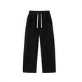 thumbnail image 3 of Men's Sweatpants Mens Jogger Pants 2025 Men's Casual Curved Sweatpants Trend Fashionable Straight Leg Long Pants Loose Sport Pants, 3 of 7