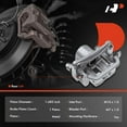 thumbnail image 2 of A-Premium Disc Brake Caliper Assembly with Bracket Compatible with Infiniti G35 2005-2008 G37 M35 M45 Nissan 350Z 370Z Rear Left, 2 of 9