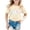 Beige, variant on HNMKIU Easter Themed Graphic Tee For Kids Casual Comfortable Holiday Celebration Tops For Girls And Boys Sky Blue,3-4 Years