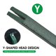 thumbnail image 4 of Halador de uñas Irfora Herramienta de extracción de tejas, extractor de clavos, removedor de grapas, removedor de clavos de servicio pesado, barra de palanca de tejas para techadores Irfora Halador de uñas, 4 of 5