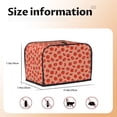 thumbnail image 5 of Lsque Tomato Print 2 Slice Toaster Cover , Kitchen Appliance Dustproof Protector , Toaster Protector Dustproof Kitchen Appliance Cover, 5 of 7