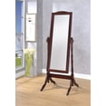 thumbnail image 6 of Proman Products Victoria Cheval Mirror in Walnut, 6 of 7