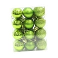 thumbnail image 4 of 24 Piezas Adornos de Bolas Colgantes para de Navidad Juego de Decoración de de Navidad Adornos Navideños para Fiesta de Cumpleaños, 4 of 8