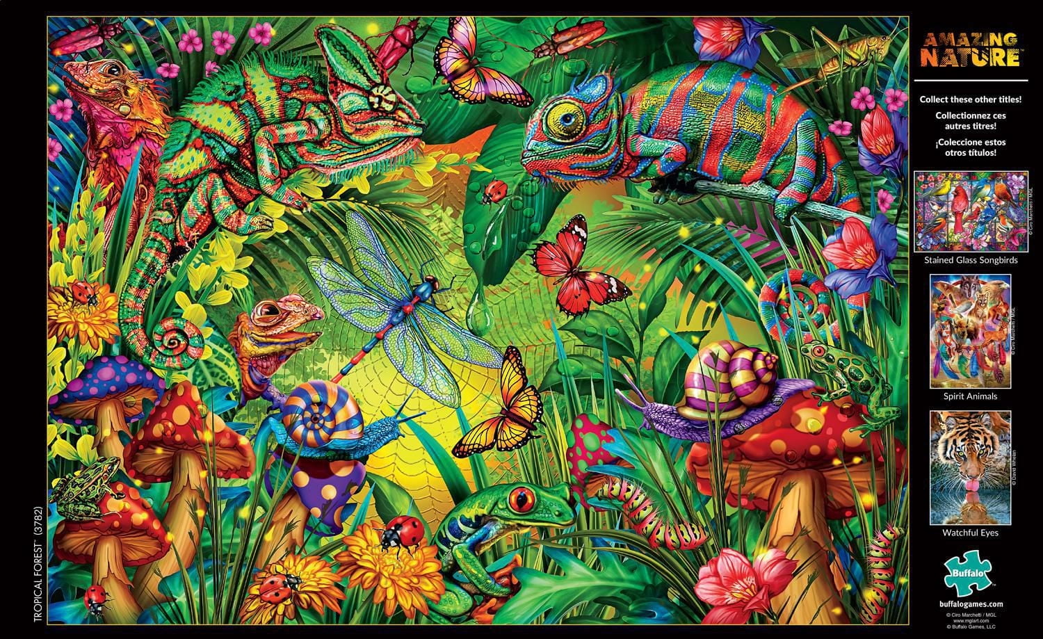 Buffalo Games Le puzzle Amazing Nature Tropical Forest en 500 pièces