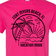 thumbnail image 4 of Inktastic Summer Vacation Mode Fort Myers Beach Florida T-Shirt, 4 of 5