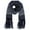 Navy, variant on Polar Wear Winter Snowflake Pattern Heavyweight Knit Scarf (Men)