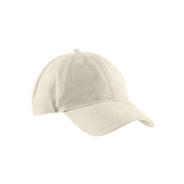 Top Headwear Brushed Twill Low Profile Cap - Stone