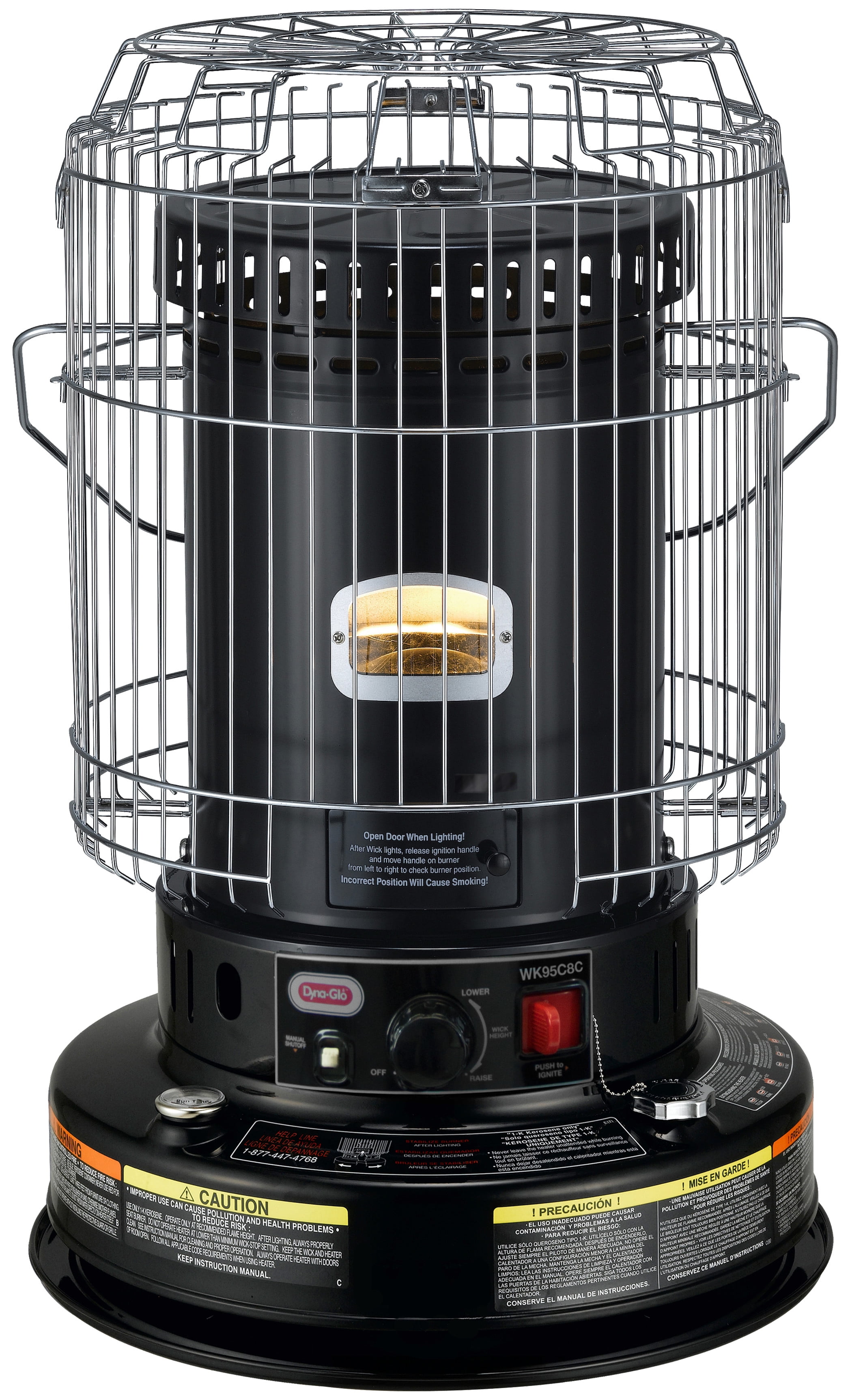 Dyna-Glo WK95C8C 23,800 BTU Portable Indoor Kerosene Convection Heater