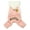 PINK/WHITE, variant on Touchdog Fashion Designer Full Body Quilted Pet Dog Hooded Sweater