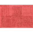 thumbnail image 1 of Ahgly Company Indoor Rectangle Abstract Red Modern Area Rugs, 4' x 6', 1 of 4