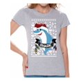 thumbnail image 1 of Awkward Styles Ugly Xmas Shirts for Women Christmas Shark T-Shirt, 1 of 4