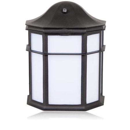 

Maxxima Black Aluminum Outdoor LED Wall Pack Light with Dusk to Dawn Photocell Sensor 1200 Lumens 3000K Decorative Energy Star