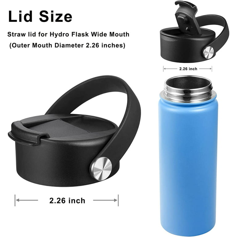 Insulation Lid for Hydroflask Wide Mouth 32 40 64 oz, Flex Handle