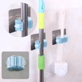 thumbnail image 1 of WIFKLSIIPG 1PC Wall Mounted Mop Organizer Holder Brush Hanger Storage Rack Kitchen Tool Non Punching Hook(Blue), 1 of 5