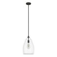 thumbnail image 2 of Hunter - Dunshire 1-light Noble Bronze, Small Pendant Light, Dimmable, Casual Style, Bell Shaped, for Bedrooms, Dining, Living Rooms - 19650, 2 of 7