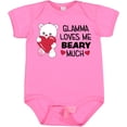 thumbnail image 3 of Inktastic Glamma Loves Me Beary Much Cute Bear Boys or Girls Baby Bodysuit, 3 of 5