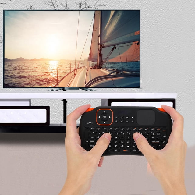 LAFGUR Clavier Sans Fil 2.4GHz Fly Air Souris Télécommande pour TV BOX PC BS