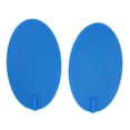 thumbnail image 1 of 2 almohadillas de electrodos de silicona para fisioterapia, color azul, ovaladas, 95 x 160 mm, 1 of 14