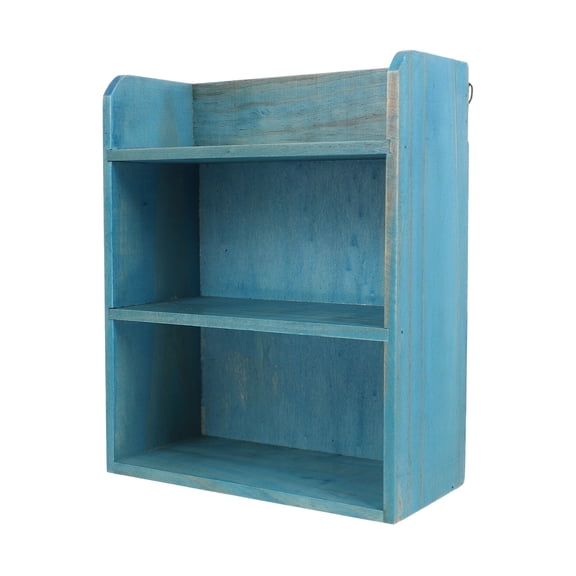 MLINS 1PC Japanese Inspired Solid Wood Desktop Rack Multi Tier Mini Storage Organizer