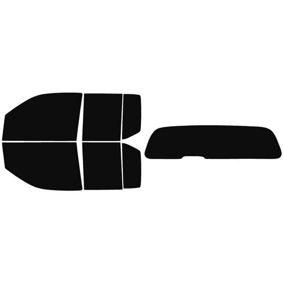 The Tint Effect Precut Window Tint Kit Compatible with Nissan Frontier Crew Cab Truck (2005-2021) (Full truck with Solid Rear: 5%) Automotive Film