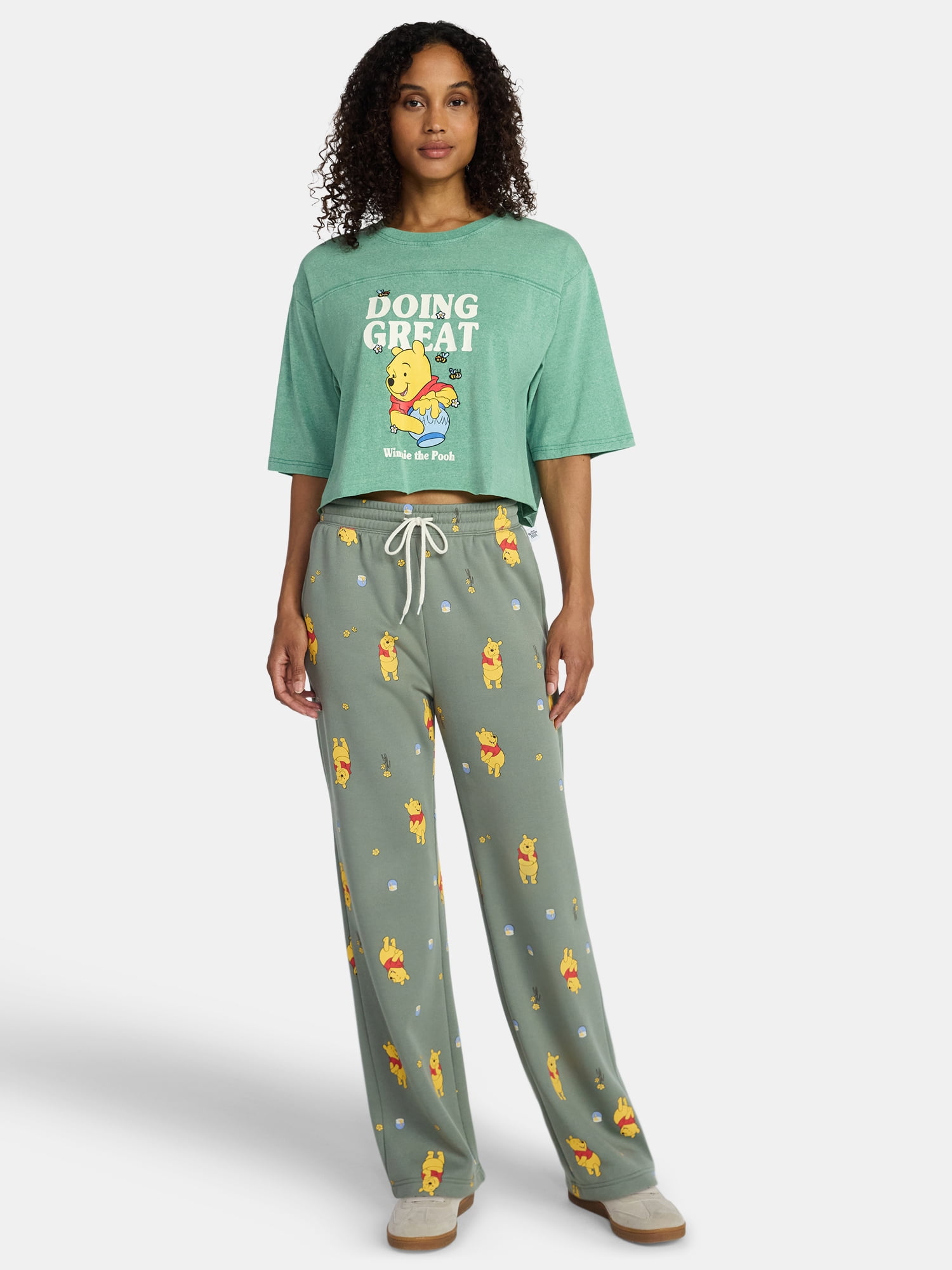 Winnie the Pooh, Women's Skimmer Tee, Doing Great, Sizes XXS-XXL