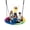 Colorful, variant on 43" Saucer Tree Swing for Kids, 360° Rotate Waterproof Flying Saucer Swing with Swivel, Hanging Straps, Adjustable Ropes, Round Mat Spinner Swing for Tree/ Swing Set, Colorful