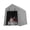 Gray, variant on EastVita 7x15 FT Motorcycle Storage Sheds Portable Shed with Rolled Up Zipper Door Gray