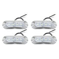 thumbnail image 1 of Miangastore Side Marker Light All Weather Protection 4Pcs 3.7X1.3X0.4In, 1 of 8