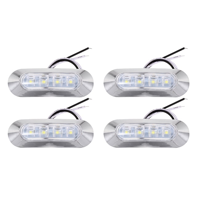 Miangastore Side Marker Light All Weather Protection 4Pcs 3.7X1.3X0.4In